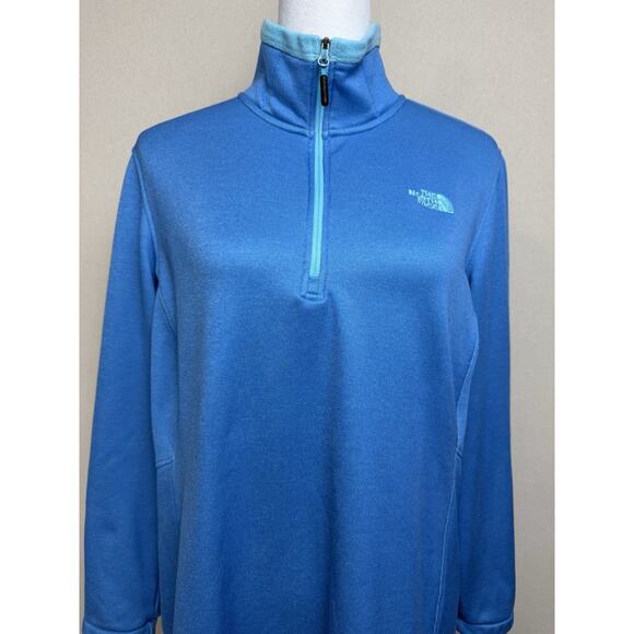 The North Face Women’s Sz XL Blue 1/4 Zip Lightweight Pullover Activewear - Picture 3 of 16